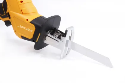 Rechargeable Lithium-ion Power Saber Saw: Cordless, Electric Reciprocating Saw for Wood and Metal Cutting