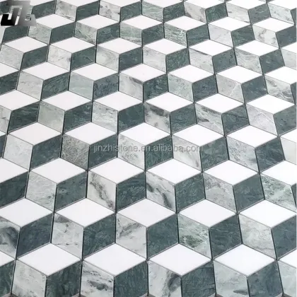 Custom Luxurious Stone Mosaic Tile for Interior Floor Decor