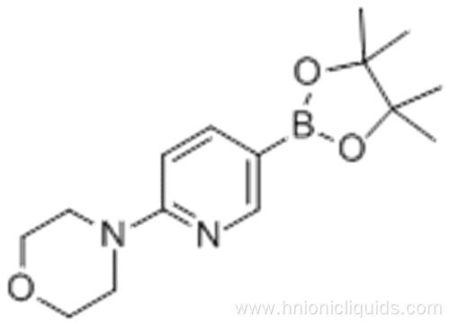 Morpholine,4-[5-(4,4,5,5-tetramethyl-1,3,2-dioxaborolan-2-yl)-2-pyridinyl] CAS 485799-04-0