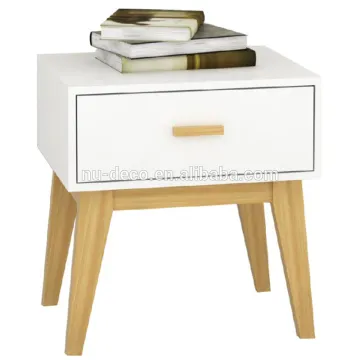 Wooden furniture bed side table hotel bedroom cheap nightstand