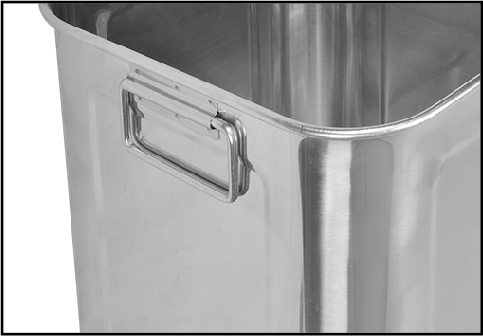 Stock pot made of 304 stainless steel