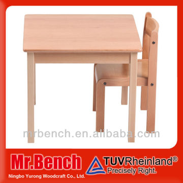 K/D children study table of solid beech wood
