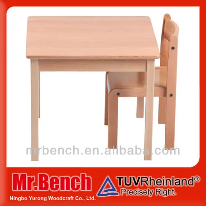 K/D children study table of solid beech wood