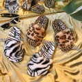 Fashion Leopard Imprimer des sandales plates Sandales