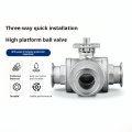 T/L directional diversion ball valve