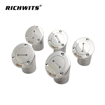 investment casting Marine Hardware 45 Degree Stainless Steel 316 Deck Fuel With Key Boat Deck Filler