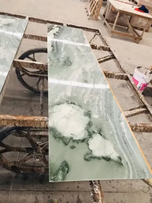 Natural Ultra Thin Flexible Stone Marble Veneer Sheets 2mm