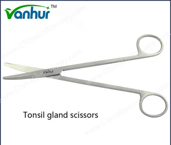 General Throat Instruments Tonsil Gland Scissors