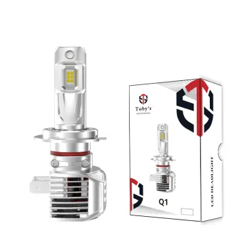 2024 Q Series High-Power LED Headlight Bulbs: 9005, 9006, H4, H7, 6000lm & 8000lm Brightness, 40W & 4000LM, 6000K Color Temperature