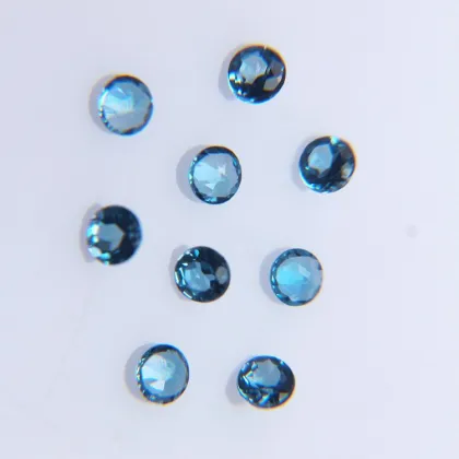 Natural London Blue Topaz London Round Loose Stones