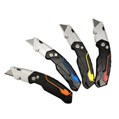 LEANUO Heavy Industrial Folding Knife - Zinc Alloy Multifunctional Utility Tool
