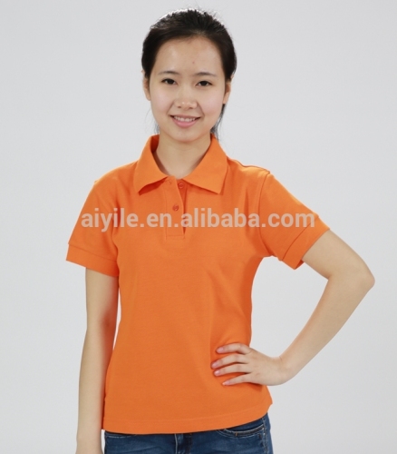 Latest design Embroidery WOMEN polo dress shirts