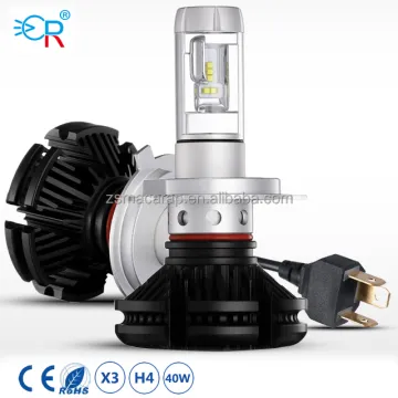 X3 Car LED Headlights - H4, H7, 9005, 55W, 6000lm Auto LED Lights