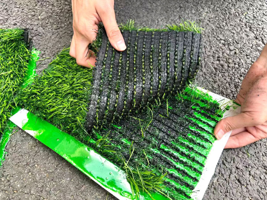 Artificial turf adhesive.6