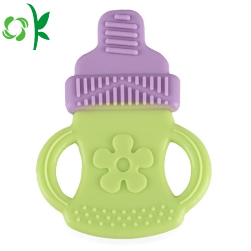 Embossed Baby Teether New Design Embossed With Flower Shaped Infant Teether Manufactory