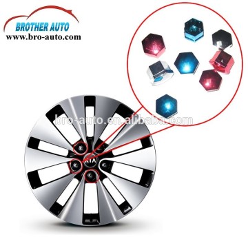 2015 NEW hot sell ABS plastic 17mm car wheel bolt cap wheel nut cover