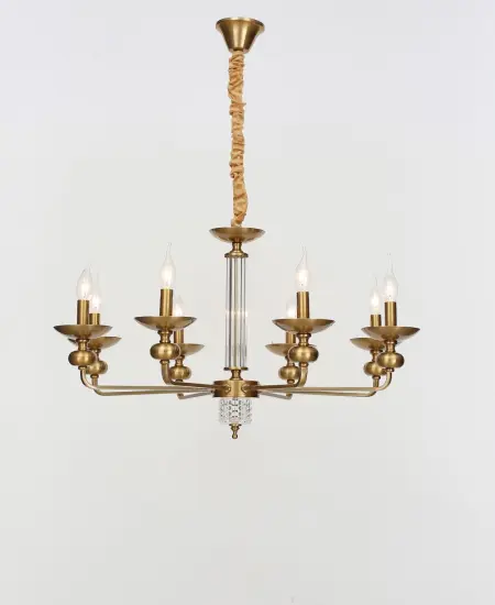 Modern Elegant Indoor Lighting Iron Chandelier