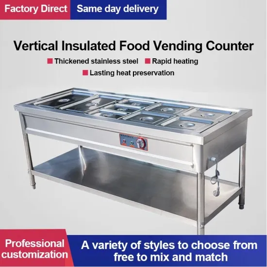 Stainless Steel Trolley Food Warmer / Commercial Restaurant Food Heater