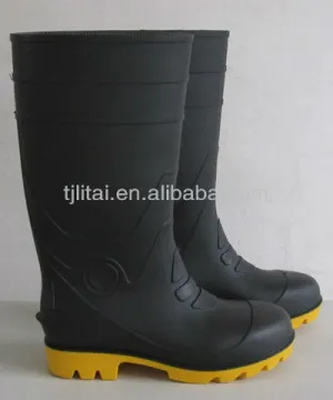steel insole pvc safety boots ,2015 HOT rain safety work shoes boots PVC boots