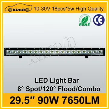 CE&ROHS Certification 29.5inch 90W atv utv offroad led light bar 12v