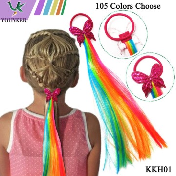 Non- chemical synthetic fibre hair multi color make your hair s more