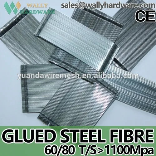 End hooked steel fiber for concrete anti-cracking