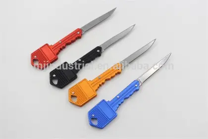 Key shaped folding knife, household knife