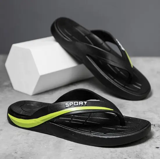 Beach Soft, Anti-Slip, Wear-Resistant, Lightweight, Comfortable Summer Slippers for Men: Flip Flops