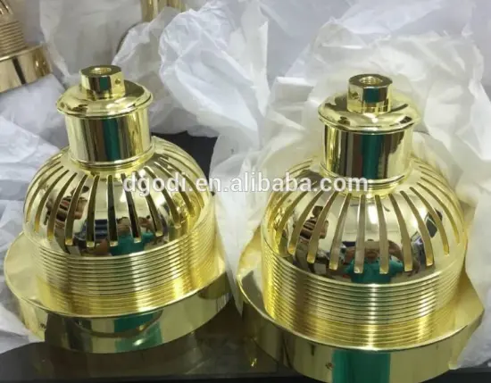 crystal chandelier spare parts of cnc machining copper lamp shade frame