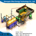 Engine oil refining to base oil distillation equipment