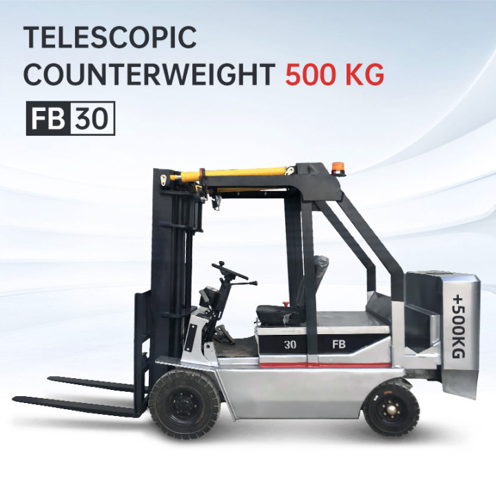 Brand New 3 Ton Telescopic Counterweight Electric Forklift - HUAYA