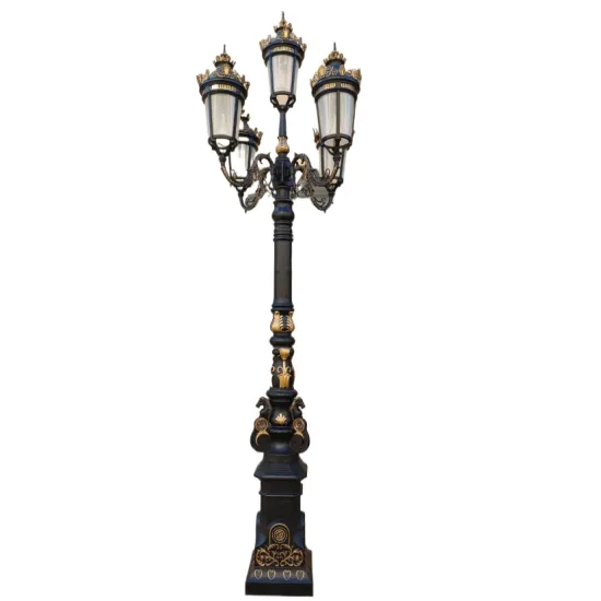 High-Quality European Waterproof Retro Outdoor Landscape Garden Lamp with E27 Socket and 30W LED
