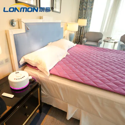 Lonmon Purple AC 220V/110V Water Warm Electric Silicone Heat Mattress Blanket