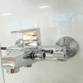 Chrome Messing Polish Afwerking Badkamer Douche &amp; Bad Mixer