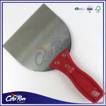 ColorRun made in Jiangsu carbon steel fine polishing rubber plastic handle wall scraper