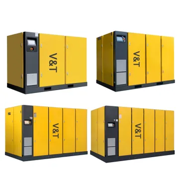 2 stage rotary screw air compressor