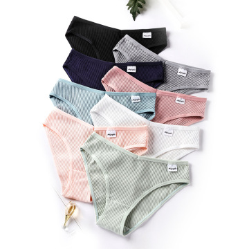 Women's Lightweight Cotton Mid-Rise Brief Panties: Comfortable and Skin-Friendly Undergarments