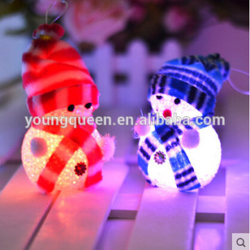 CM14 bulk Snowman Santa Claus doll colorful dazzling color Christmas gift 2015