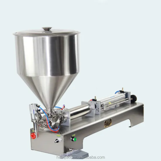Piston Ointment Filling Machine for Semi-Liquid Cosmetics, Shampoo, and Honey