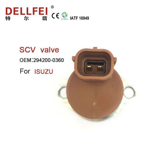 SCV Valve Diesel Fuel Pump 294200-0360 For ISUZU