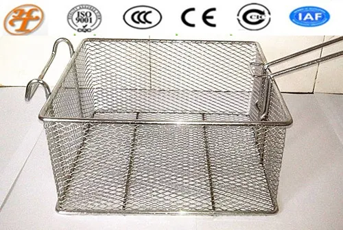 stainless steel chip cooking mesh basket