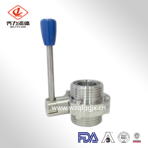 Sanitary Thread Butterfly Valve