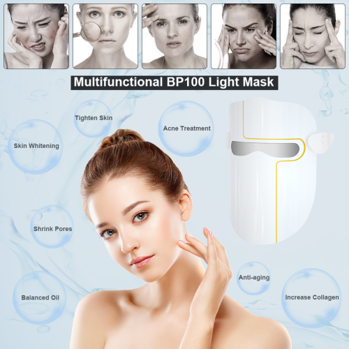 LED Photon Face Maske Lichttherapie Gesichtsbehälter