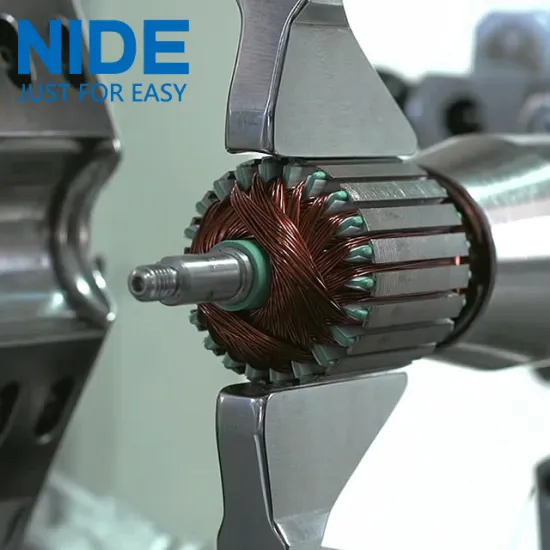 Fully automatic electric motor armature production line