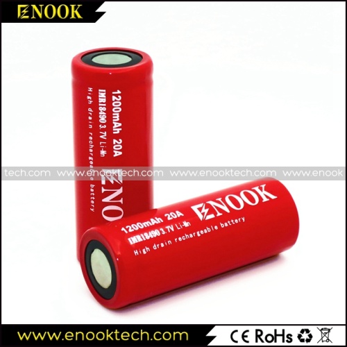 2017 ENOOK 18490 1200mAh 20A Battery