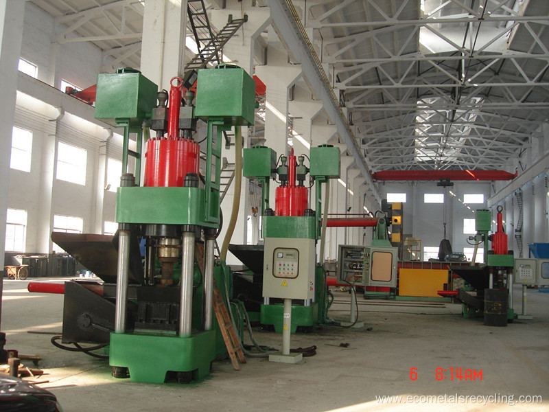 Hydraulic Auto Aluminum Residue Briquetting Press Machine