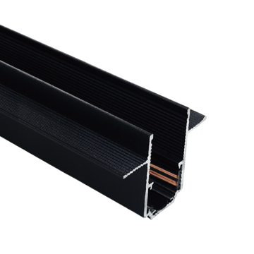 Sistema di illuminazione per binari magnetici per gallerie domestiche e commerciali