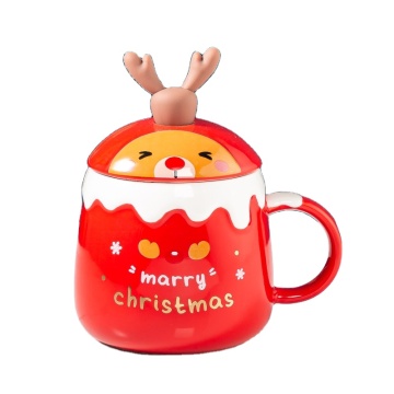 Custom Chaozhou Ceramic Coffee Mugs with Lid