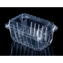 Caixa de frutas PET transparente com design personalizado