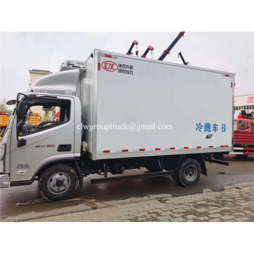 Foton 4x2 small van cold storage freezer truck